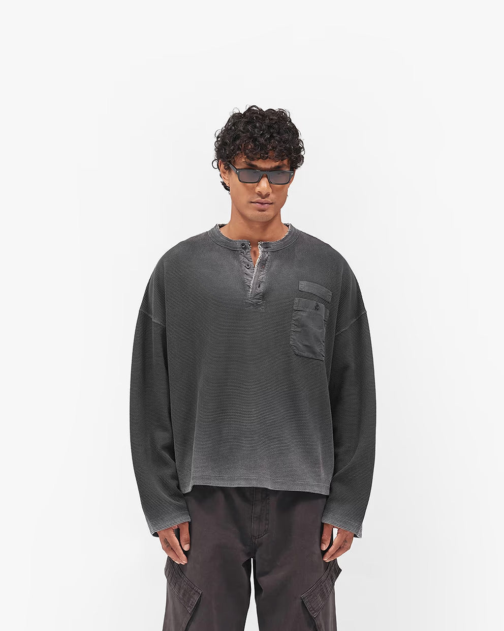 Heavyweight Henley Sweater