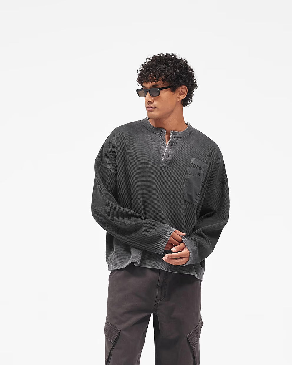 Heavyweight Henley Sweater