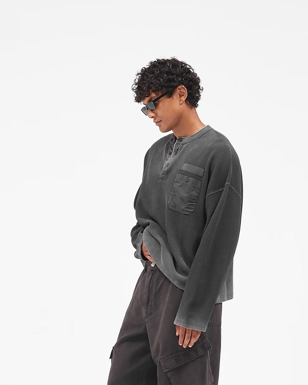 Heavyweight Henley Sweater