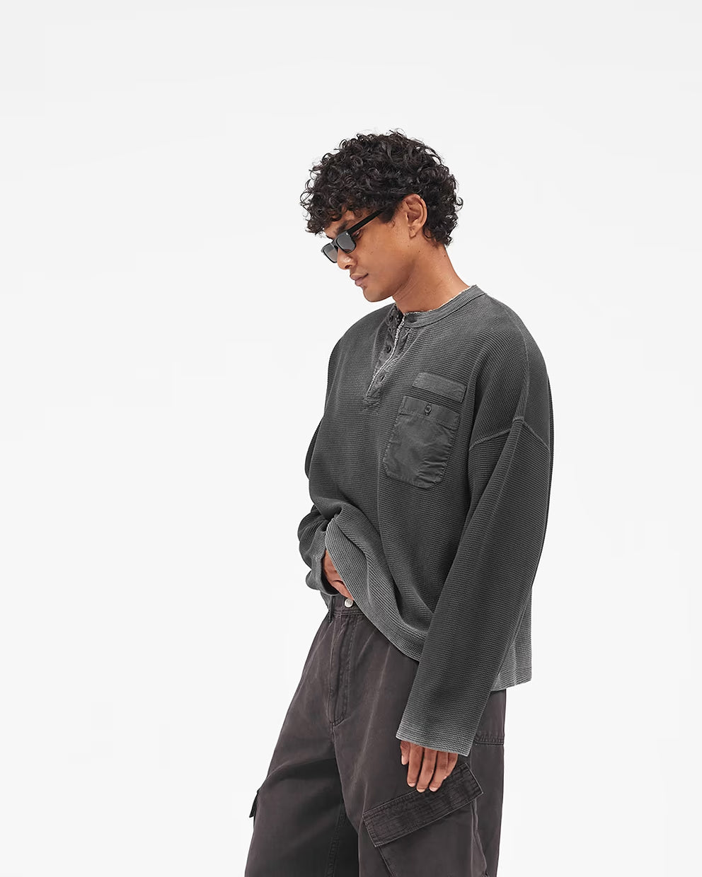 Heavyweight Henley Sweater